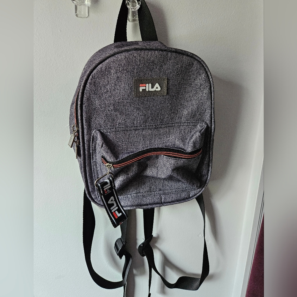 Fila Gray Sporty Backpack